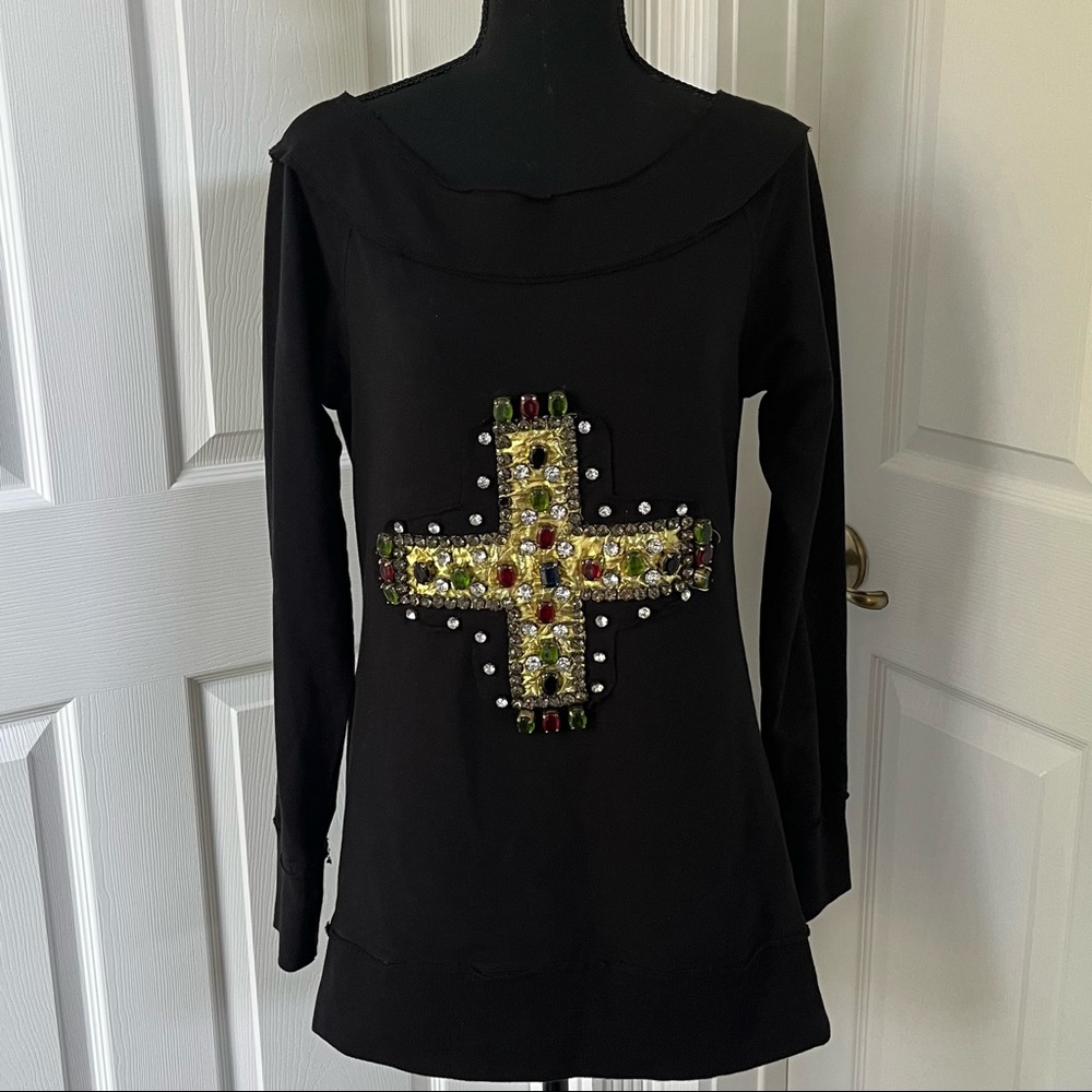 Boston Proper Rhinestone Sweatshirt